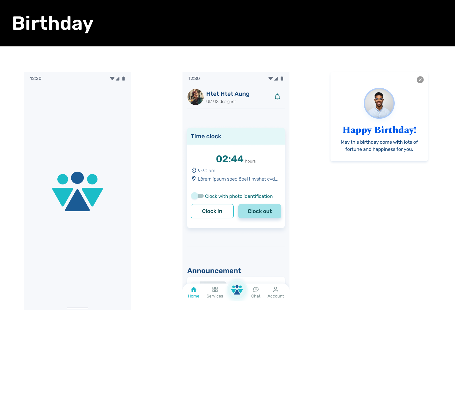Birthday Notification Modal