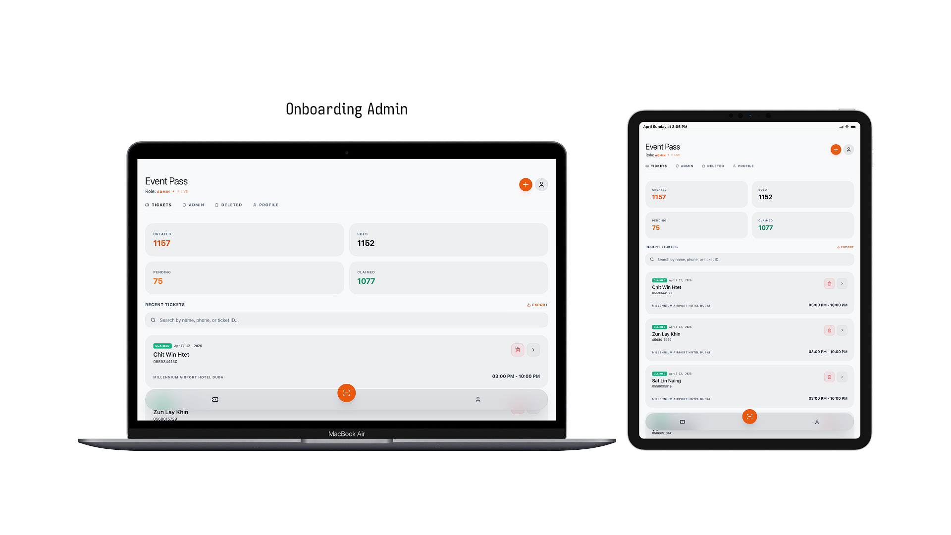 Admin Onboarding